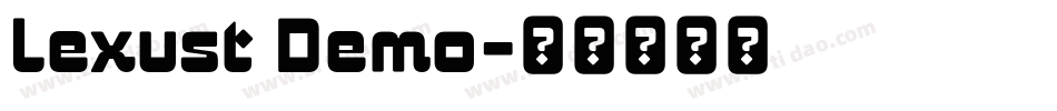 Lexust Demo字体转换